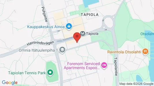 Apartments for rent i Espoo - kort over placeringen