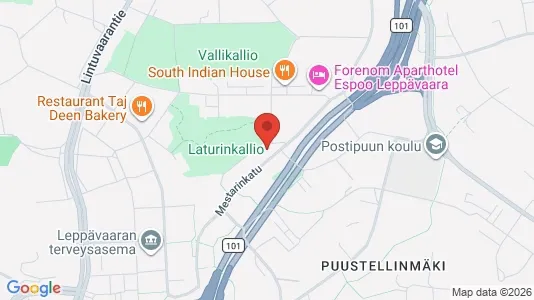 Apartments for rent i Espoo - kort over placeringen