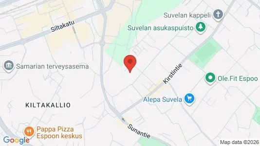 Apartments for rent i Espoo - kort over placeringen