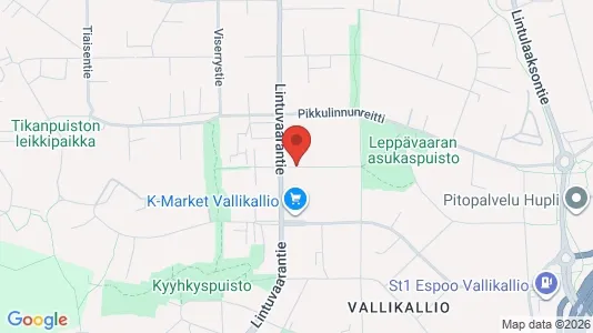 Apartments for rent i Espoo - kort over placeringen