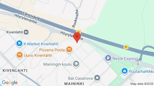 Apartments for rent i Espoo - kort over placeringen