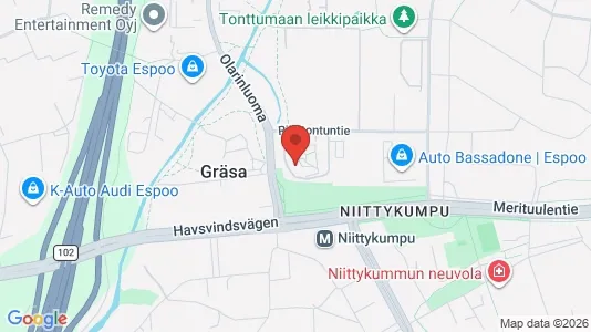 Apartments for rent i Espoo - kort over placeringen