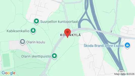 Apartments for rent i Espoo - kort over placeringen