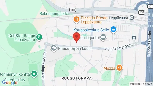 Apartments for rent i Espoo - kort over placeringen