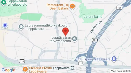 Apartments for rent i Espoo - kort over placeringen