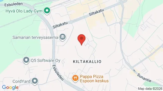Apartments for rent i Espoo - kort over placeringen