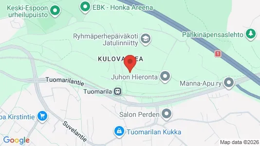Apartments for rent i Espoo - kort over placeringen
