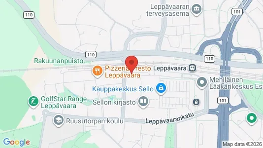 Apartments for rent i Espoo - kort over placeringen