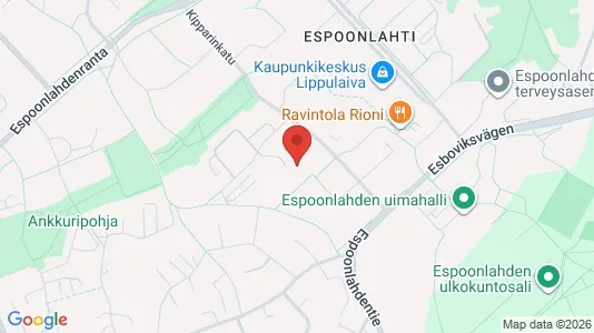Apartments for rent i Espoo - kort over placeringen
