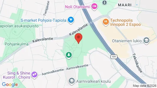 Apartments for rent i Espoo - kort over placeringen