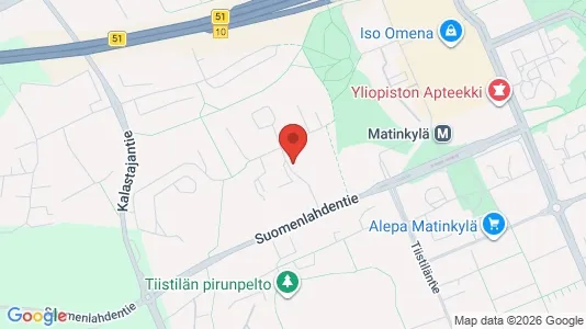 Apartments for rent i Espoo - kort over placeringen