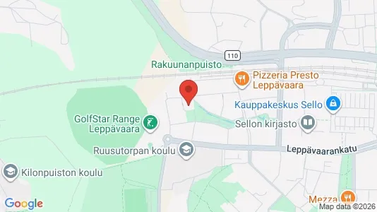 Apartments for rent i Espoo - kort over placeringen