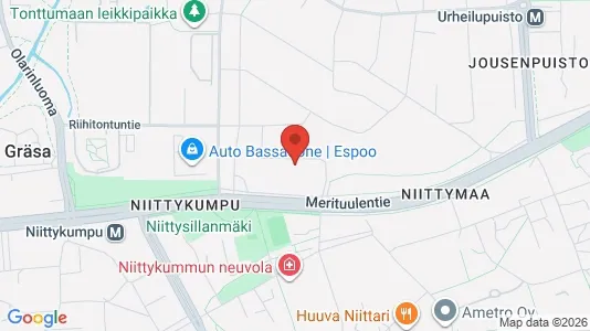 Apartments for rent i Espoo - kort over placeringen