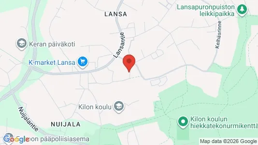 Apartments for rent i Espoo - kort over placeringen