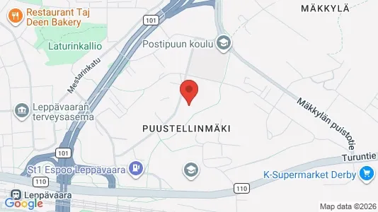 Apartments for rent i Espoo - kort over placeringen