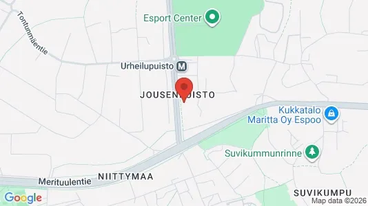 Apartments for rent i Espoo - kort over placeringen