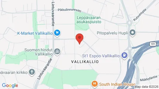 Apartments for rent i Espoo - kort over placeringen