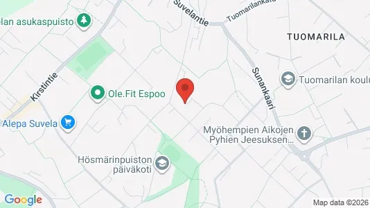 Apartments for rent i Espoo - kort over placeringen