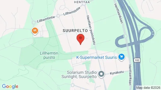 Apartments for rent i Espoo - kort over placeringen