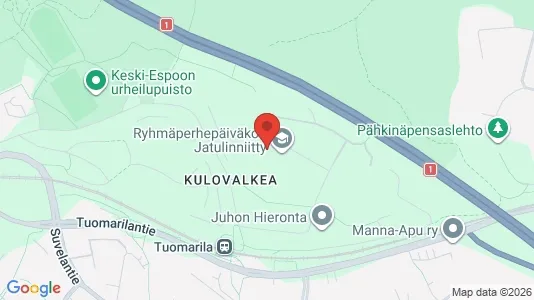 Apartments for rent i Espoo - kort over placeringen