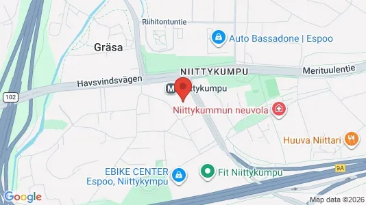 Apartments for rent i Espoo - kort over placeringen