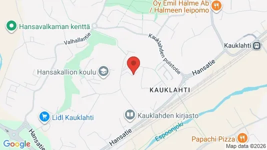 Apartments for rent i Espoo - kort over placeringen