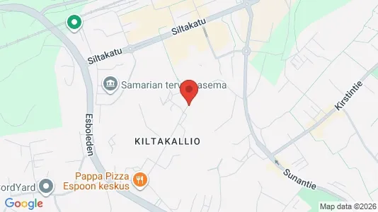 Apartments for rent i Espoo - kort over placeringen