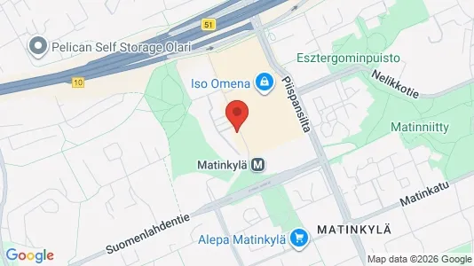 Apartments for rent i Espoo - kort over placeringen