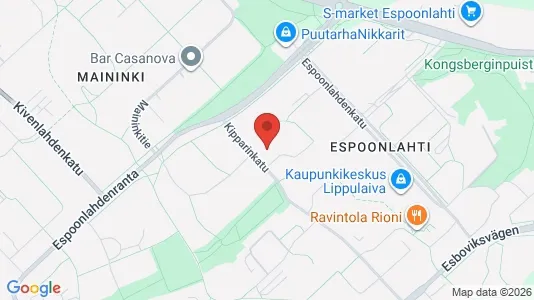 Apartments for rent i Espoo - kort over placeringen
