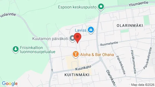 Apartments for rent i Espoo - kort over placeringen