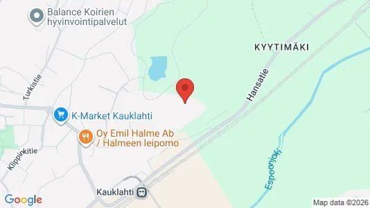 Apartments for rent i Espoo - kort over placeringen