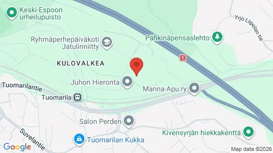 Apartments for rent i Espoo - kort over placeringen