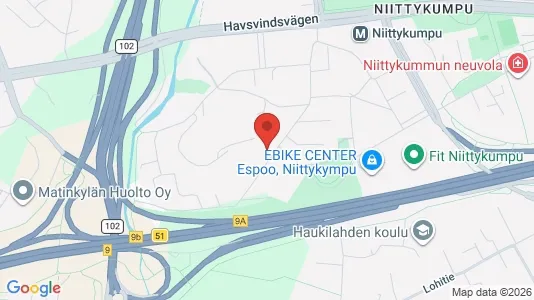 Apartments for rent i Espoo - kort over placeringen