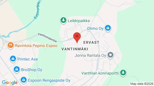 Apartments for rent i Espoo - kort over placeringen