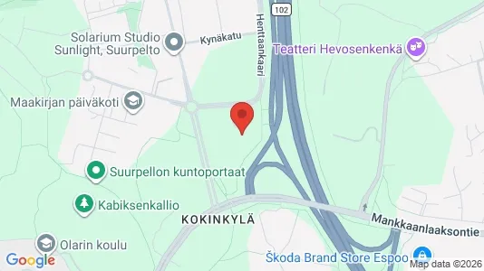 Apartments for rent i Espoo - kort over placeringen
