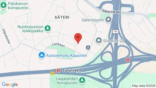 Apartments for rent i Espoo - kort over placeringen