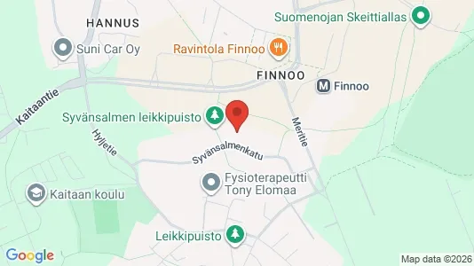 Apartments for rent i Espoo - kort over placeringen