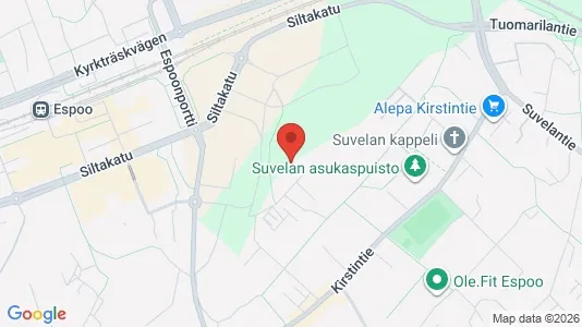 Apartments for rent i Espoo - kort over placeringen