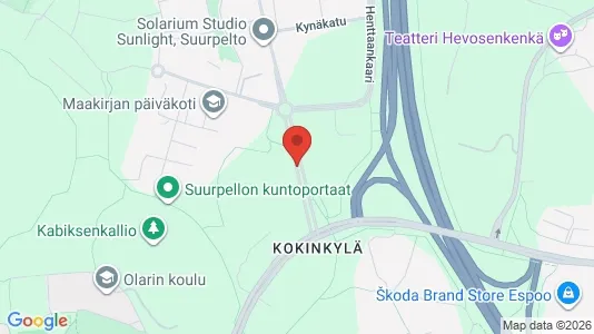 Apartments for rent i Espoo - kort over placeringen
