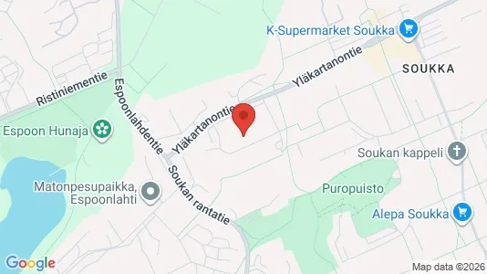 Apartments for rent i Espoo - kort over placeringen