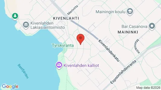 Apartments for rent i Espoo - kort over placeringen