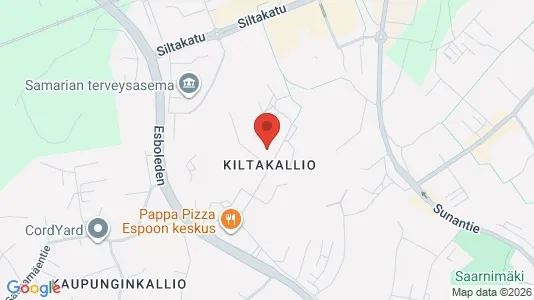 Apartments for rent i Espoo - kort over placeringen