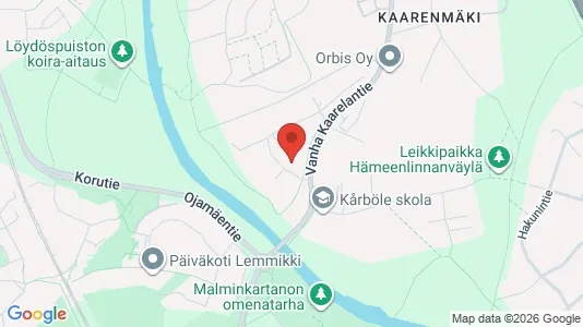 Apartments for rent i Vantaa - kort over placeringen