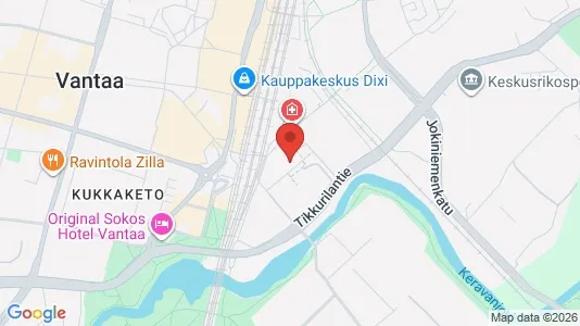 Apartments for rent i Vantaa - kort over placeringen