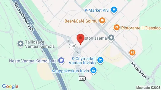 Apartments for rent i Vantaa - kort over placeringen