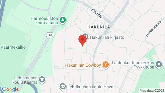 Apartments for rent i Vantaa - kort over placeringen