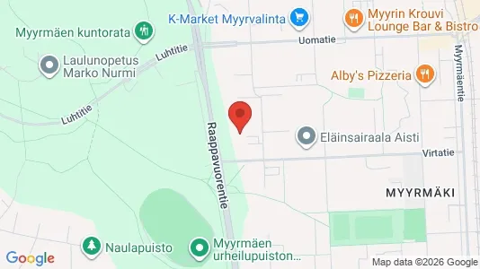 Apartments for rent i Vantaa - kort over placeringen