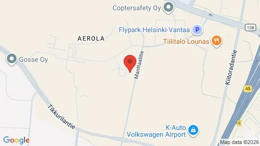 Apartments for rent i Vantaa - kort over placeringen