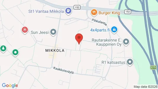 Apartments for rent i Vantaa - kort over placeringen
