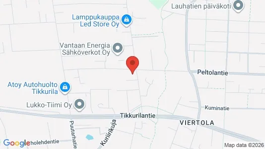 Apartments for rent i Vantaa - kort over placeringen